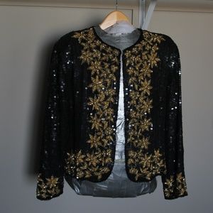 Vintage beaded and sequence jacket